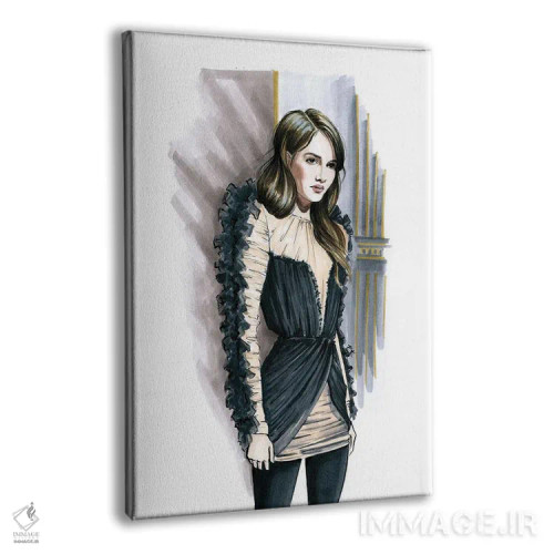 تابلو دکوراتیو بالمن یک اثر کاترینا پاشه گور - نمای پرسپکتیو محصول