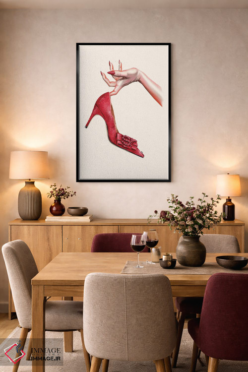 تابلو دکوراتیو کفش من! اثر کاترینا پاشه گور - D4B