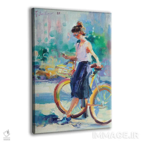 تابلو دکوراتیو روز آفتابی در شهر اثر کاتارینا والوا - نمای پرسپکتیو محصول