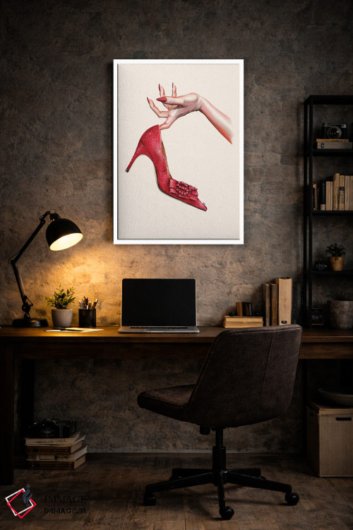 تابلو دکوراتیو کفش من! اثر کاترینا پاشه گور - D6W