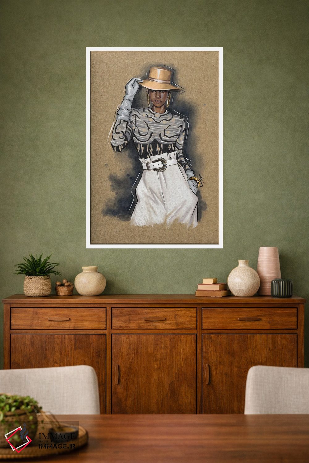 تابلو دکوراتیو آلبرتا اثر کاترینا پاشه گور - D1W