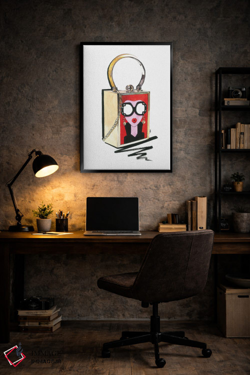 تابلو دکوراتیو کیف اثر کاترینا پاشه گور - D5B