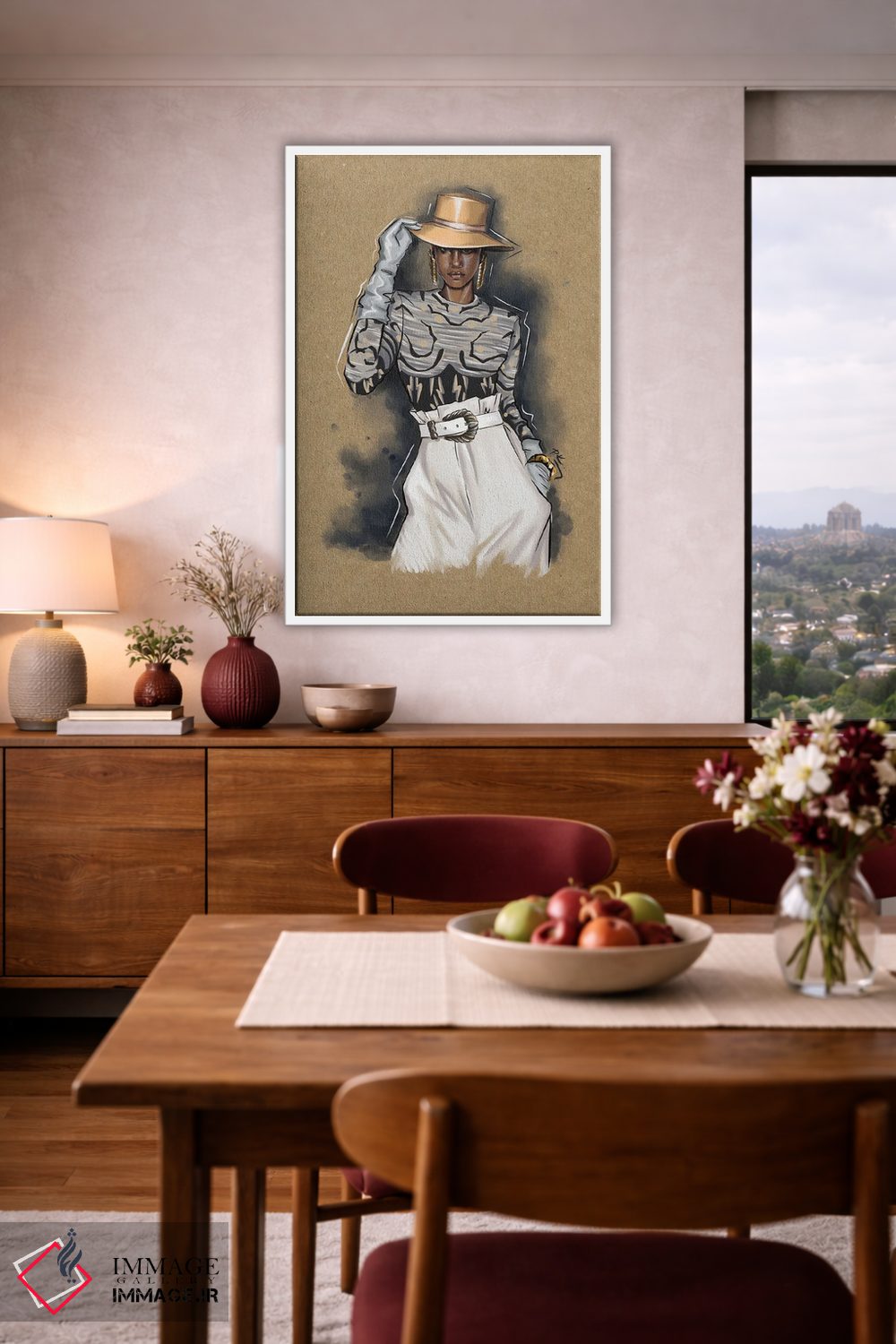 تابلو دکوراتیو آلبرتا اثر کاترینا پاشه گور - D3W