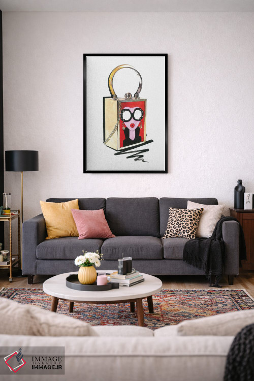 تابلو دکوراتیو کیف اثر کاترینا پاشه گور - D3B