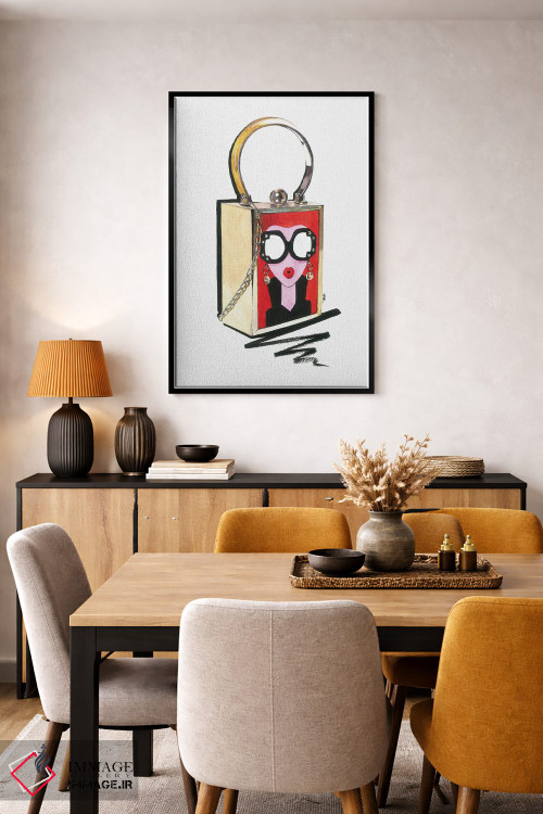 تابلو دکوراتیو کیف اثر کاترینا پاشه گور - D4B