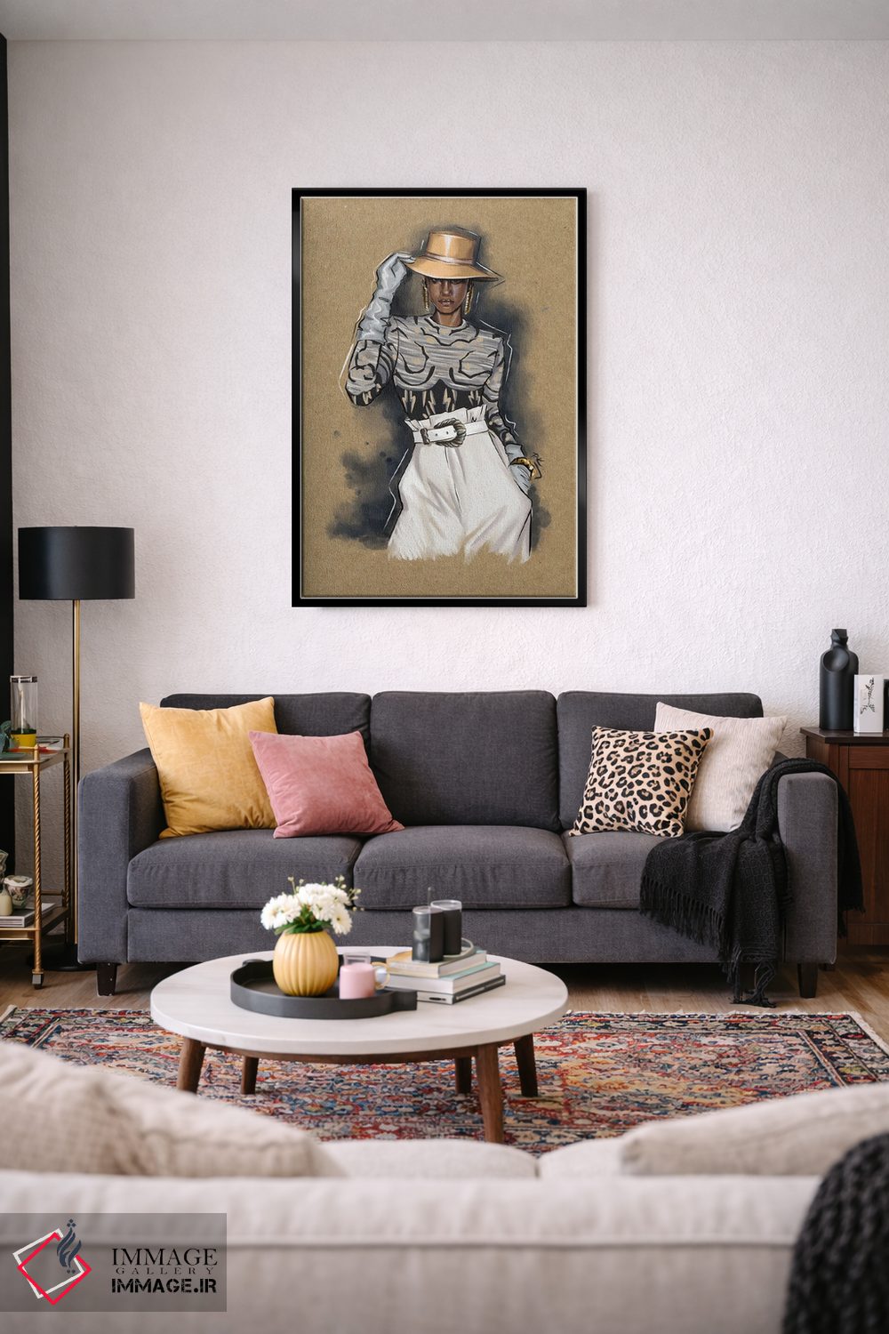 تابلو دکوراتیو آلبرتا اثر کاترینا پاشه گور - D4B