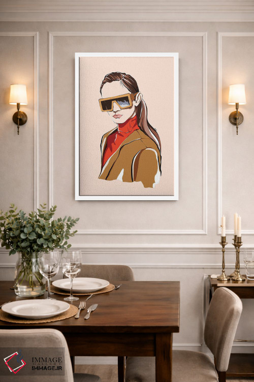 تابلو دکوراتیو بالمن اثر کاترینا پاشه گور - D1W