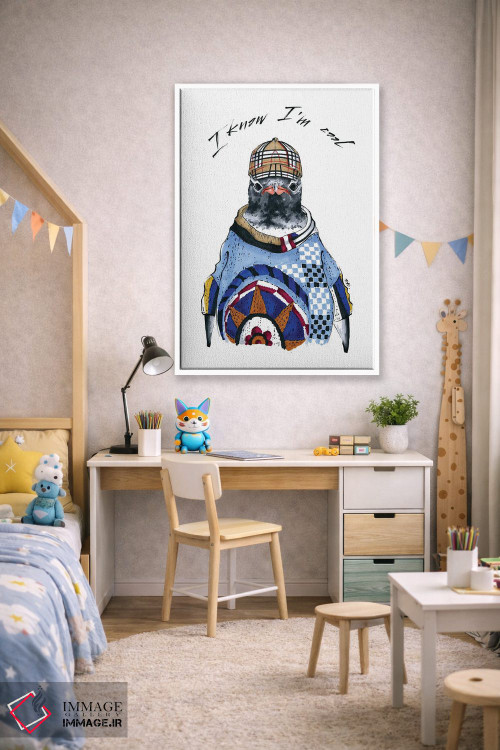 تابلو دکوراتیو پنگوئن اثر کاترینا پاشه گور - D1W