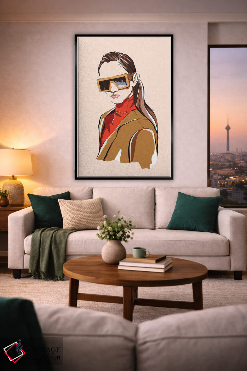 تابلو دکوراتیو بالمن اثر کاترینا پاشه گور - D2B