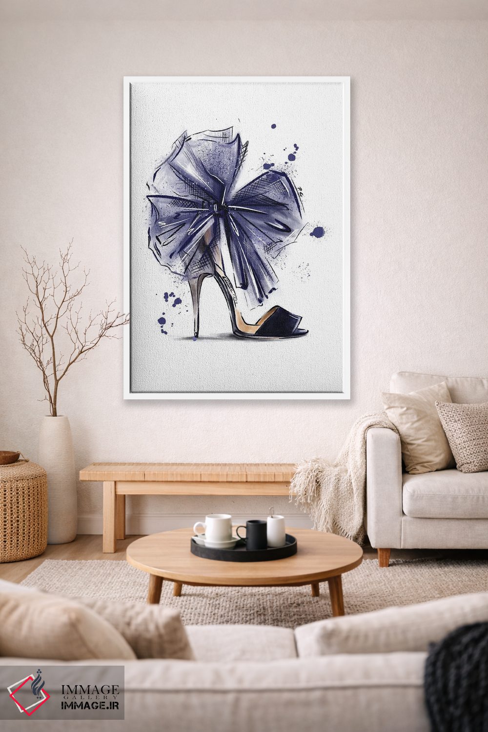 تابلو دکوراتیو سوپر پاپیون اثر کاترینا پاشه گور - D1W