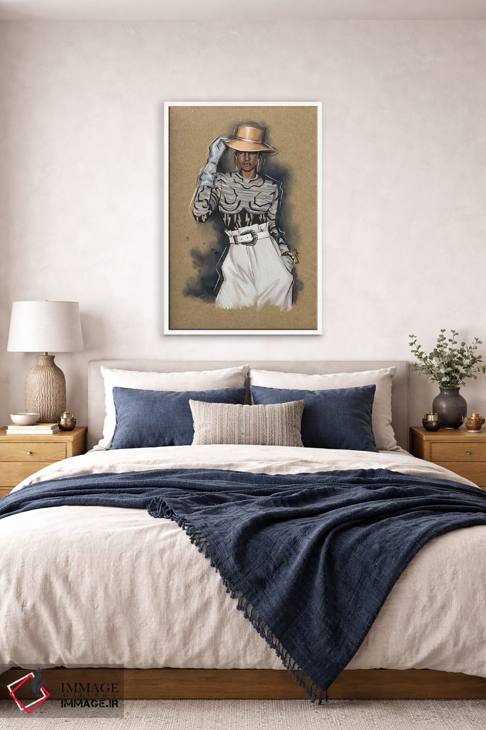 تابلو دکوراتیو آلبرتا اثر کاترینا پاشه گور - D6W