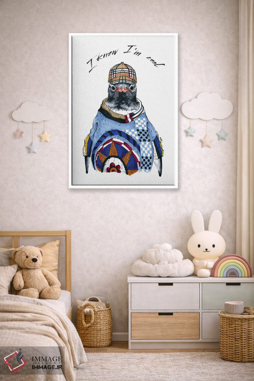 تابلو دکوراتیو پنگوئن اثر کاترینا پاشه گور - D4W