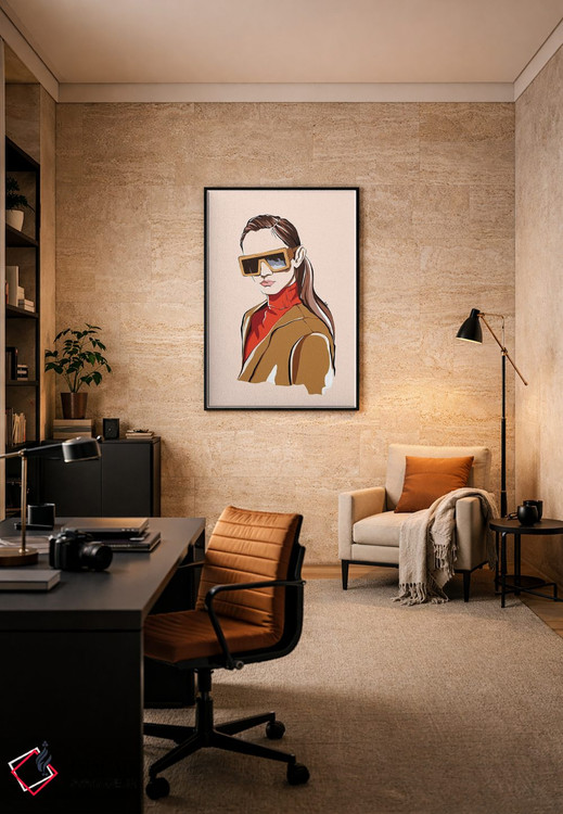 تابلو دکوراتیو بالمن اثر کاترینا پاشه گور - D6B