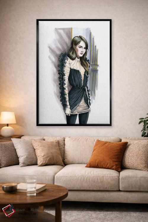 تابلو دکوراتیو بالمن یک اثر کاترینا پاشه گور - D1B