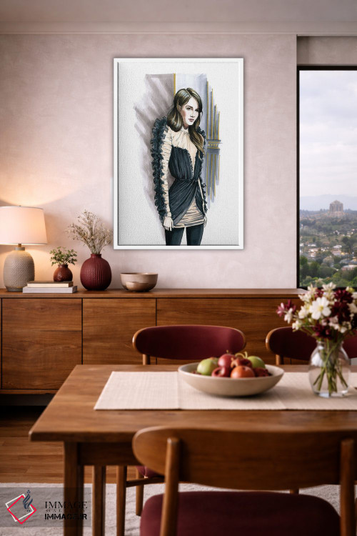 تابلو دکوراتیو بالمن یک اثر کاترینا پاشه گور - D4W