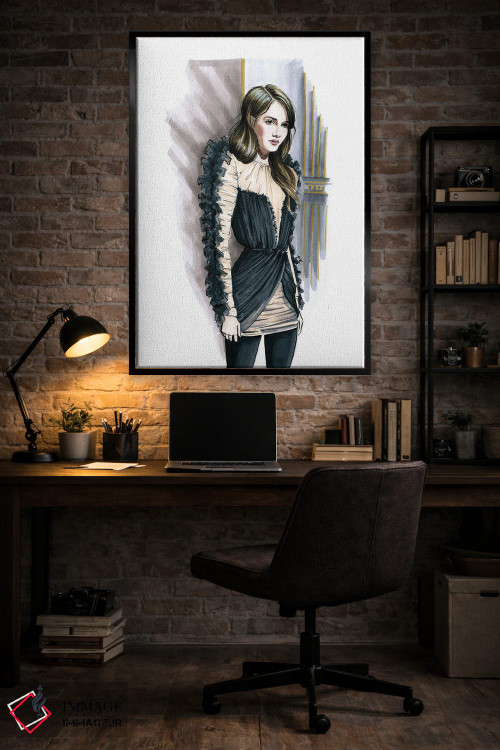 تابلو دکوراتیو بالمن یک اثر کاترینا پاشه گور - D5B