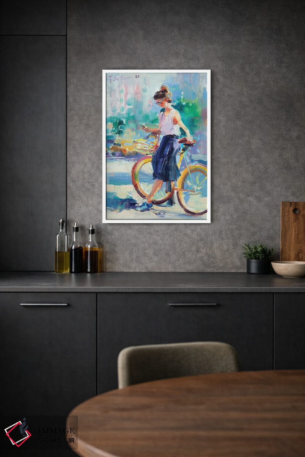 تابلو دکوراتیو روز آفتابی در شهر اثر کاتارینا والوا - D1W