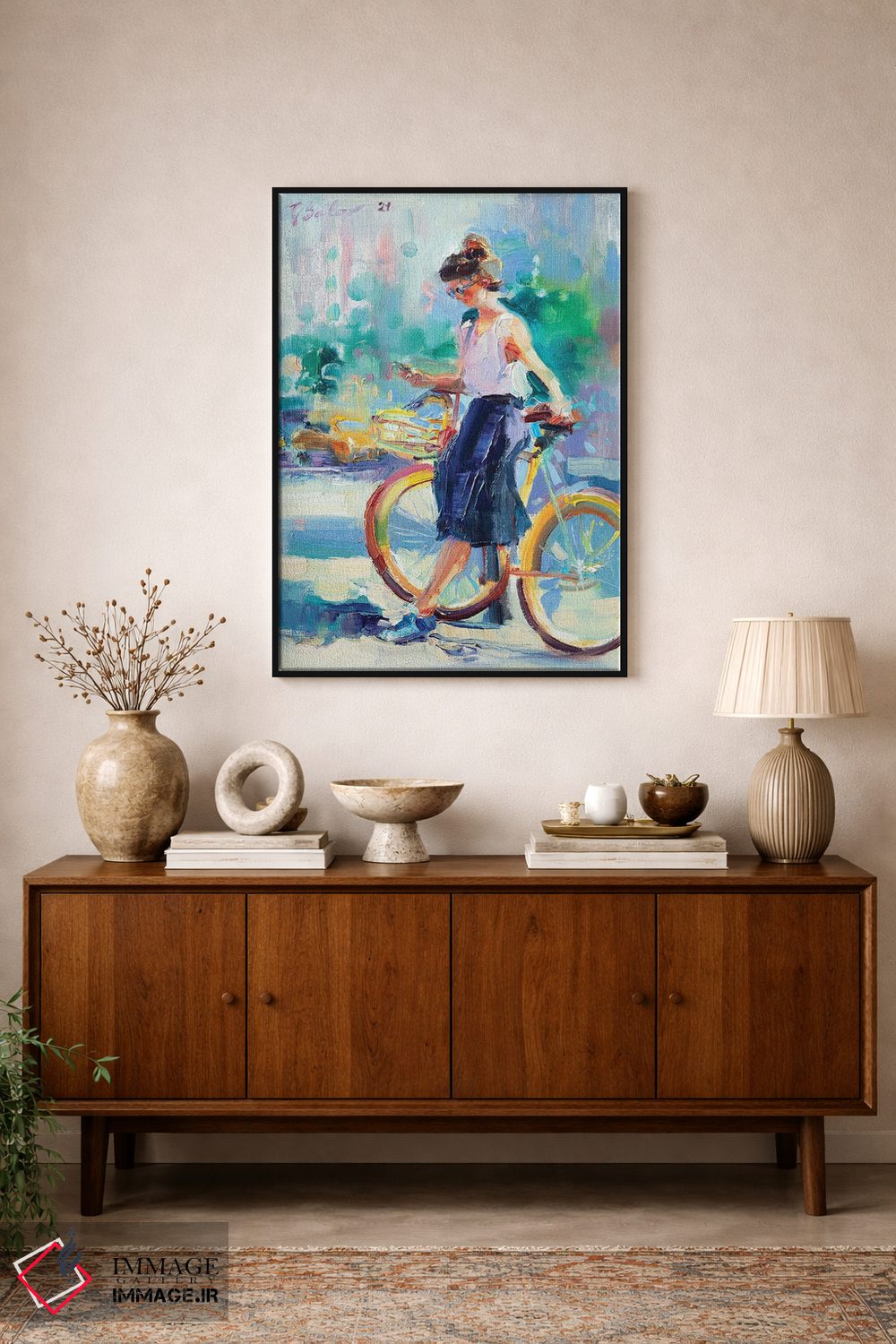 تابلو دکوراتیو روز آفتابی در شهر اثر کاتارینا والوا - D2B