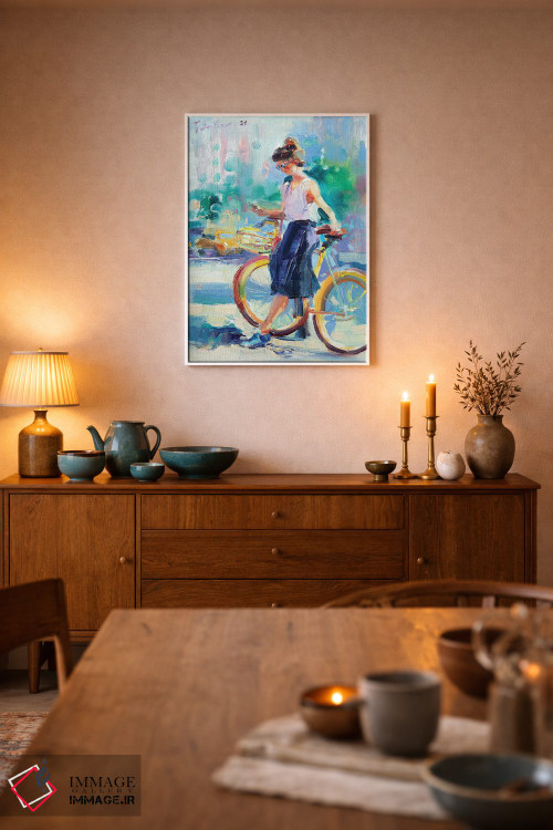 تابلو دکوراتیو روز آفتابی در شهر اثر کاتارینا والوا - D6W