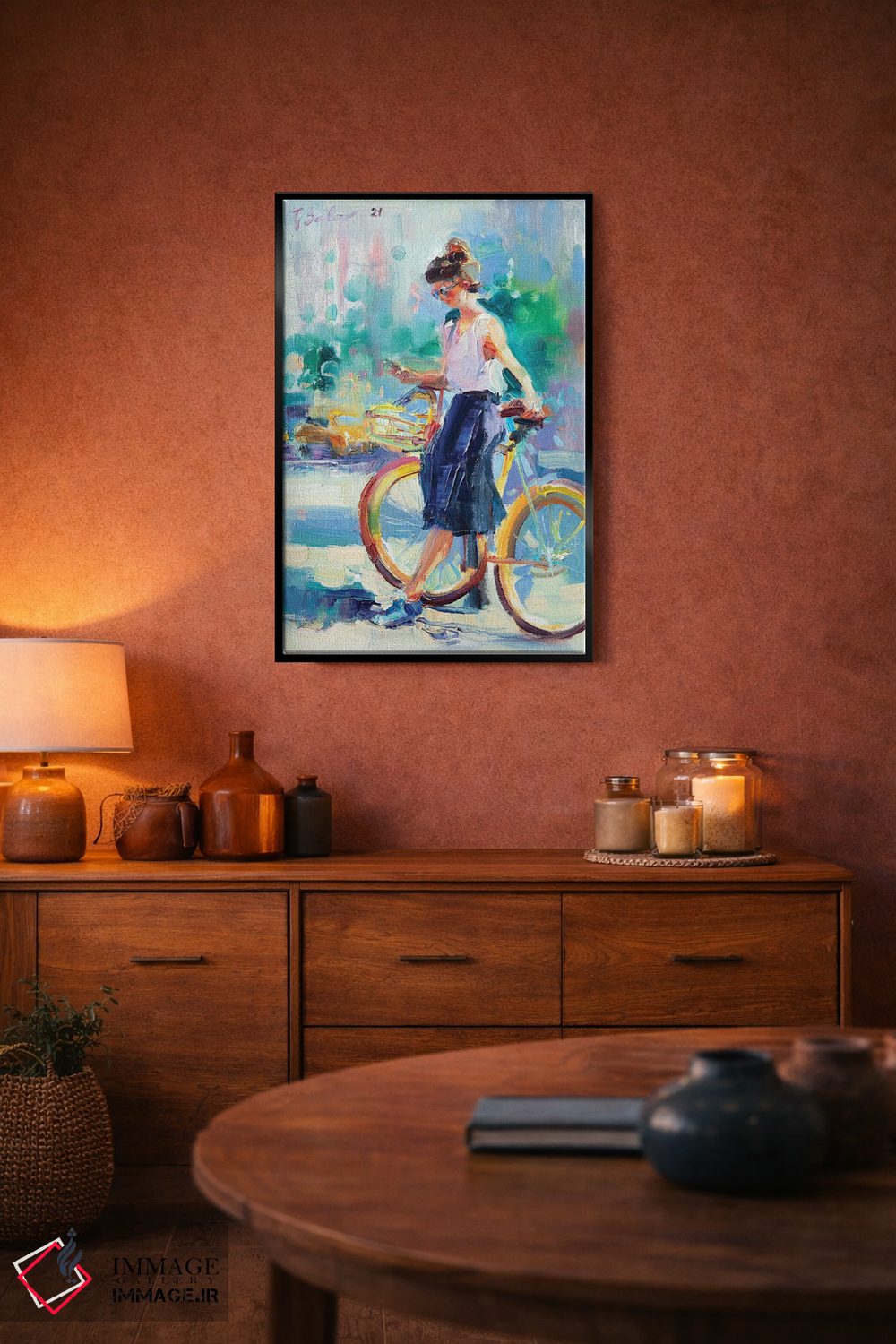 تابلو دکوراتیو روز آفتابی در شهر اثر کاتارینا والوا - D5B