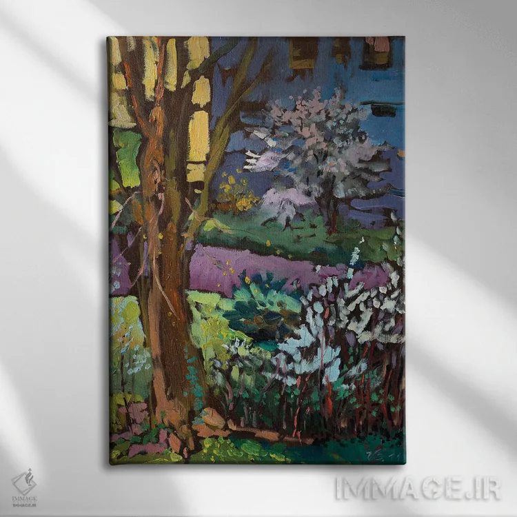 تابلو دکوراتیو آغاز بهار اثر کاتارینا والوا - نمای روبهرو روی دیوار
