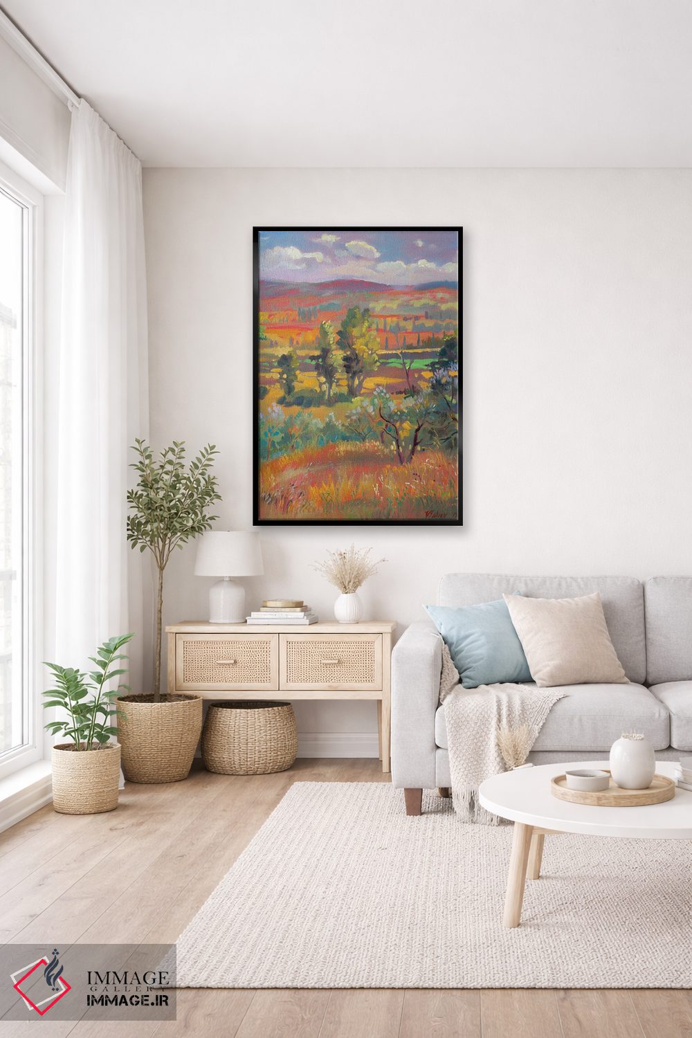 تابلو دکوراتیو تابستان در توسکانی اثر کاتارینا والوا - D5B