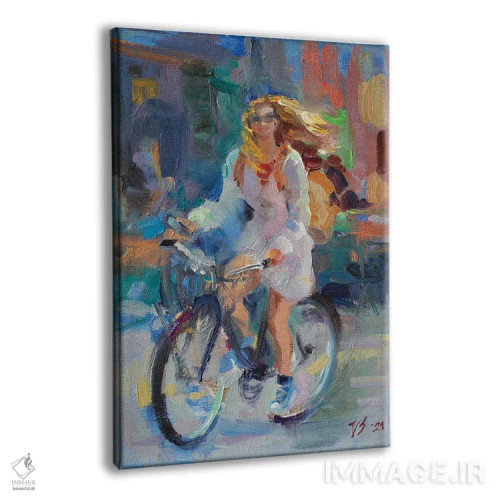 تابلو دکوراتیو سفر شهری اثر کاتارینا والوا - نمای پرسپکتیو محصول