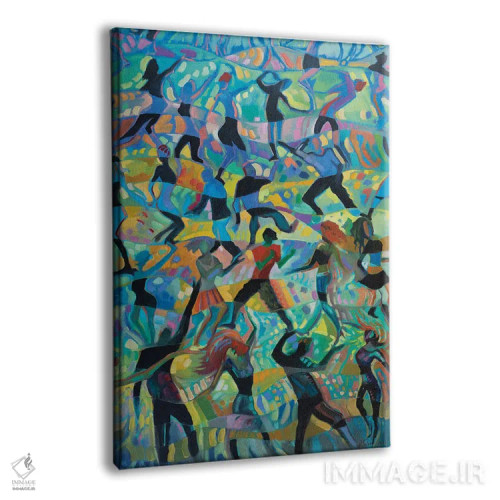 تابلو دکوراتیو دیسکو اثر کاتارینا والوا - نمای پرسپکتیو محصول