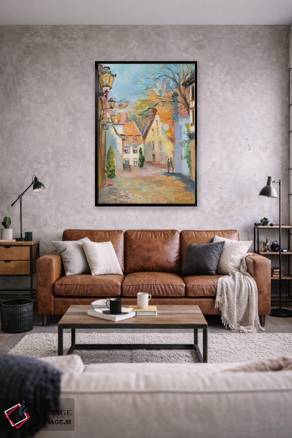 تابلو دکوراتیو شهر در بهار اثر کاتارینا والوا - D2B