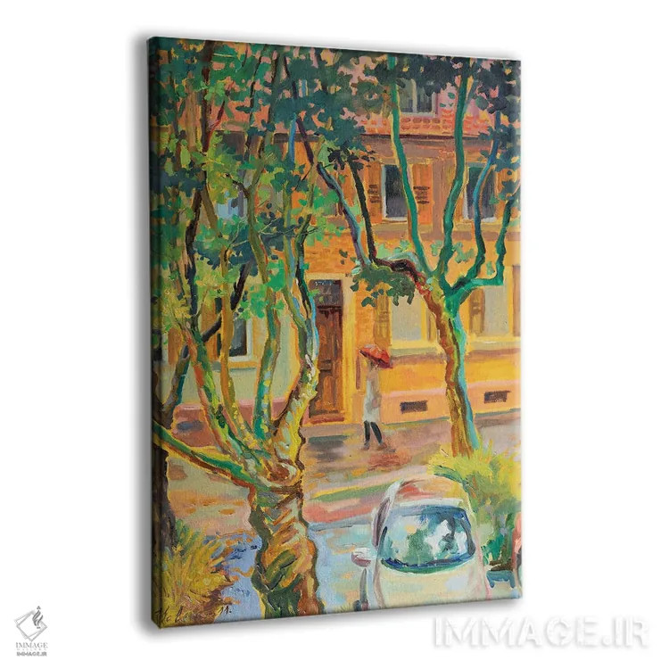 تابلو دکوراتیو از پنجره من اثر کاتارینا والوا - نمای پرسپکتیو محصول