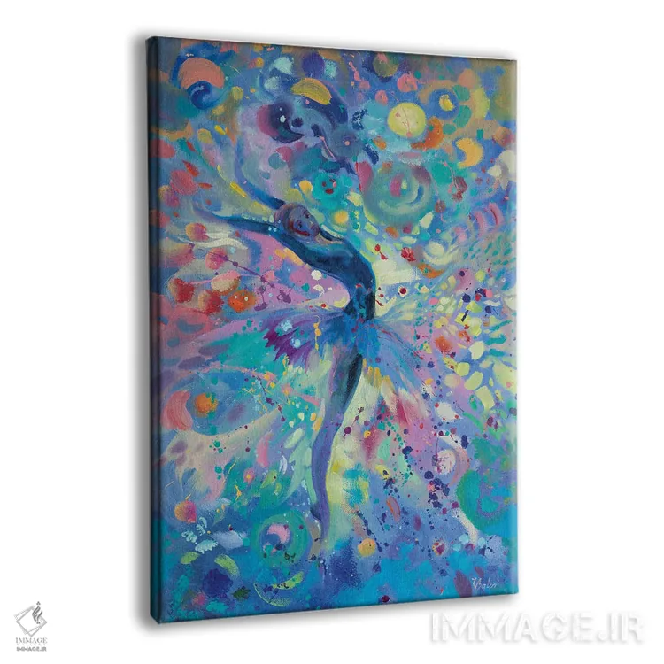 تابلو دکوراتیو رقص باله اثر کاتارینا والوا - نمای پرسپکتیو محصول