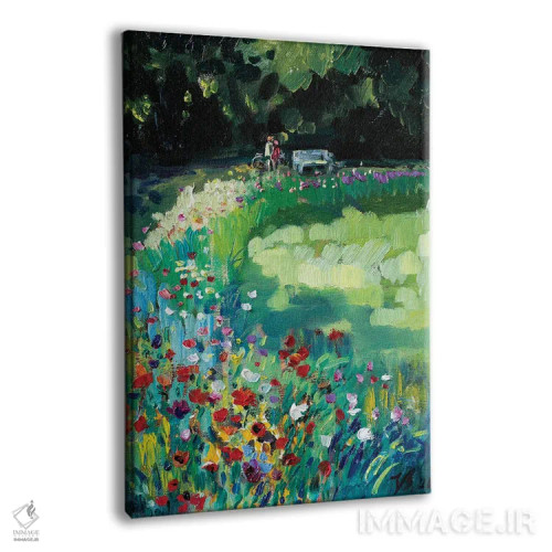 تابلو دکوراتیو در پارک تابستانی اثر کاتارینا والوا - نمای پرسپکتیو محصول