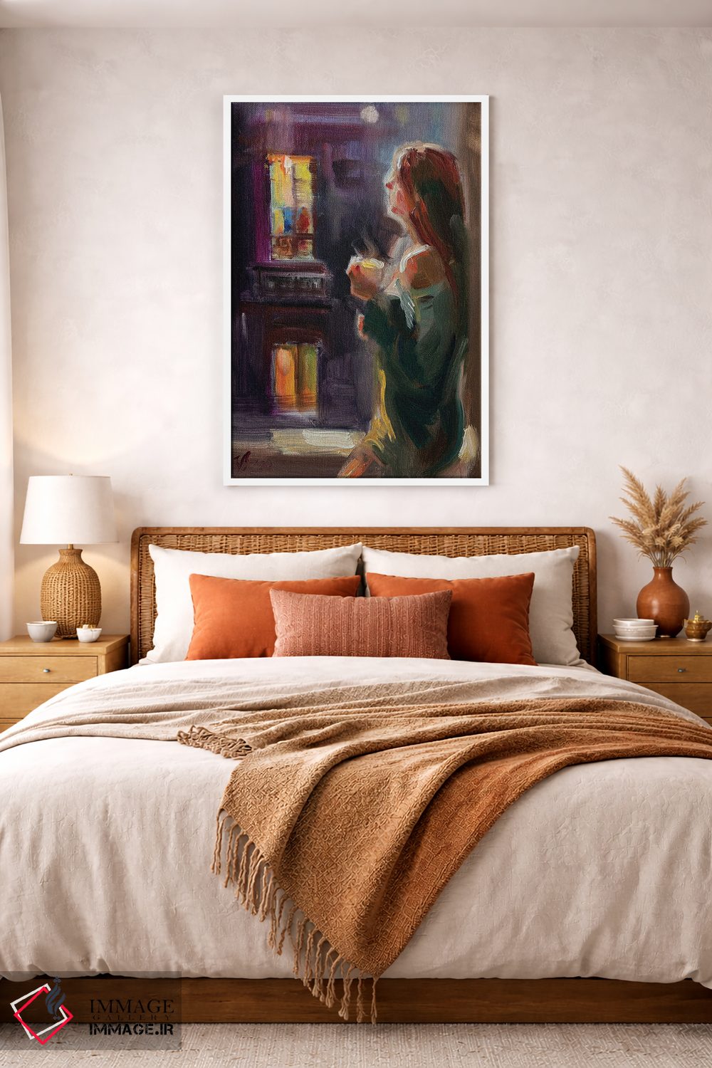 تابلو دکوراتیو عصر گرم اثر کاتارینا والوا - D4W