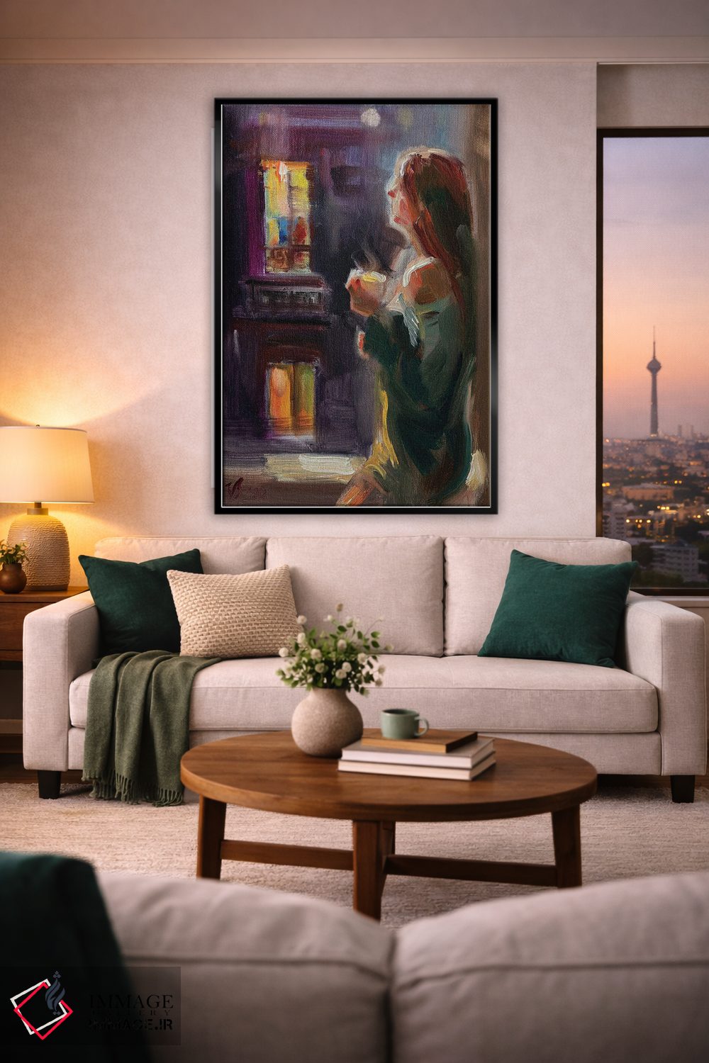 تابلو دکوراتیو عصر گرم اثر کاتارینا والوا - D3B