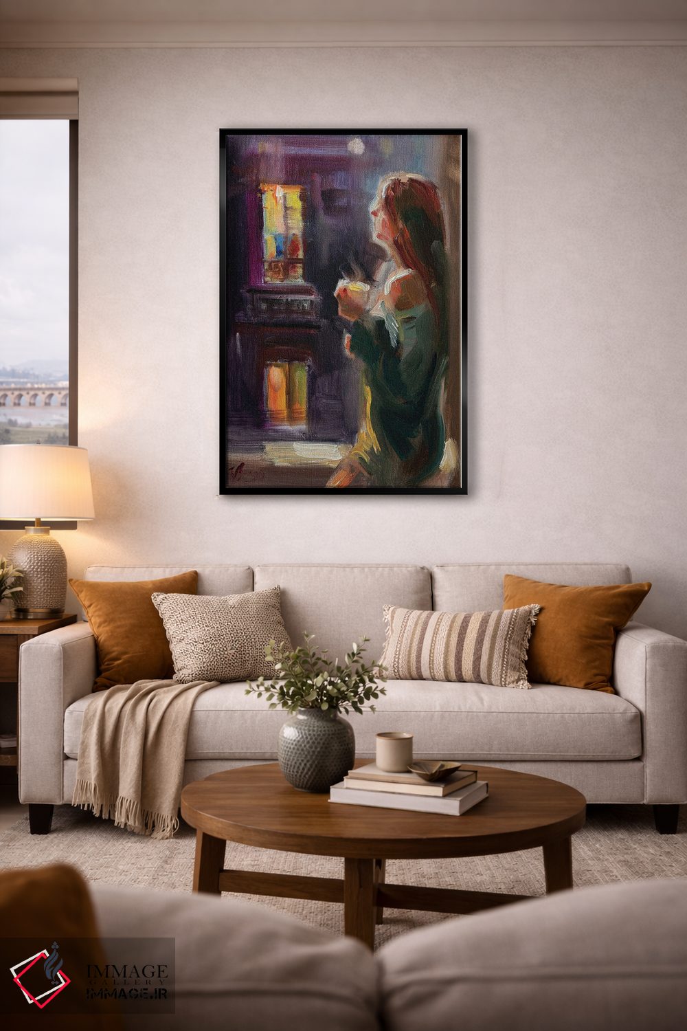 تابلو دکوراتیو عصر گرم اثر کاتارینا والوا - D5B