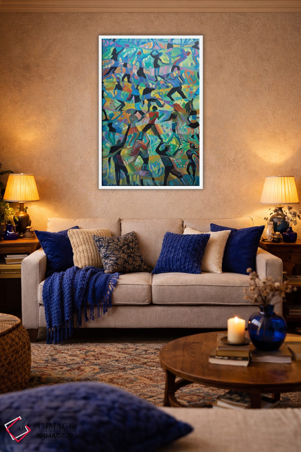 تابلو دکوراتیو دیسکو اثر کاتارینا والوا - D4W