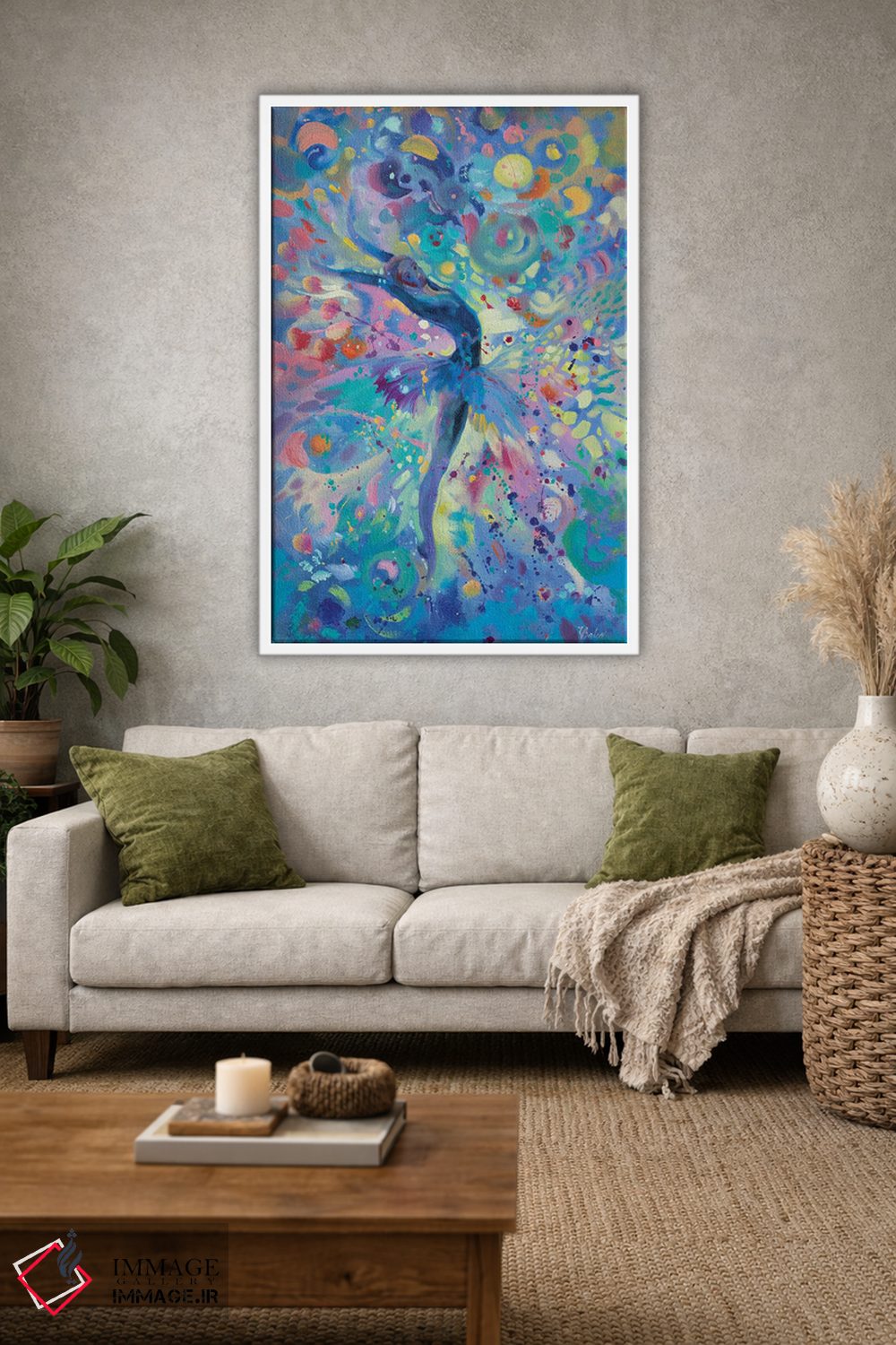 تابلو دکوراتیو رقص باله اثر کاتارینا والوا - D1W