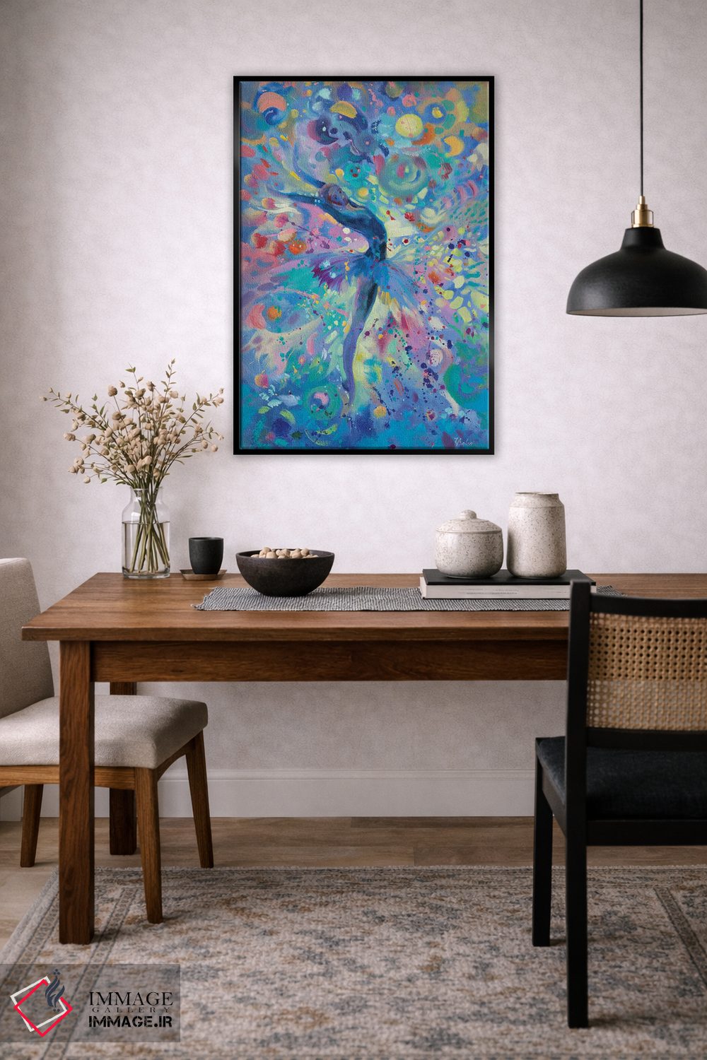 تابلو دکوراتیو رقص باله اثر کاتارینا والوا - D5B