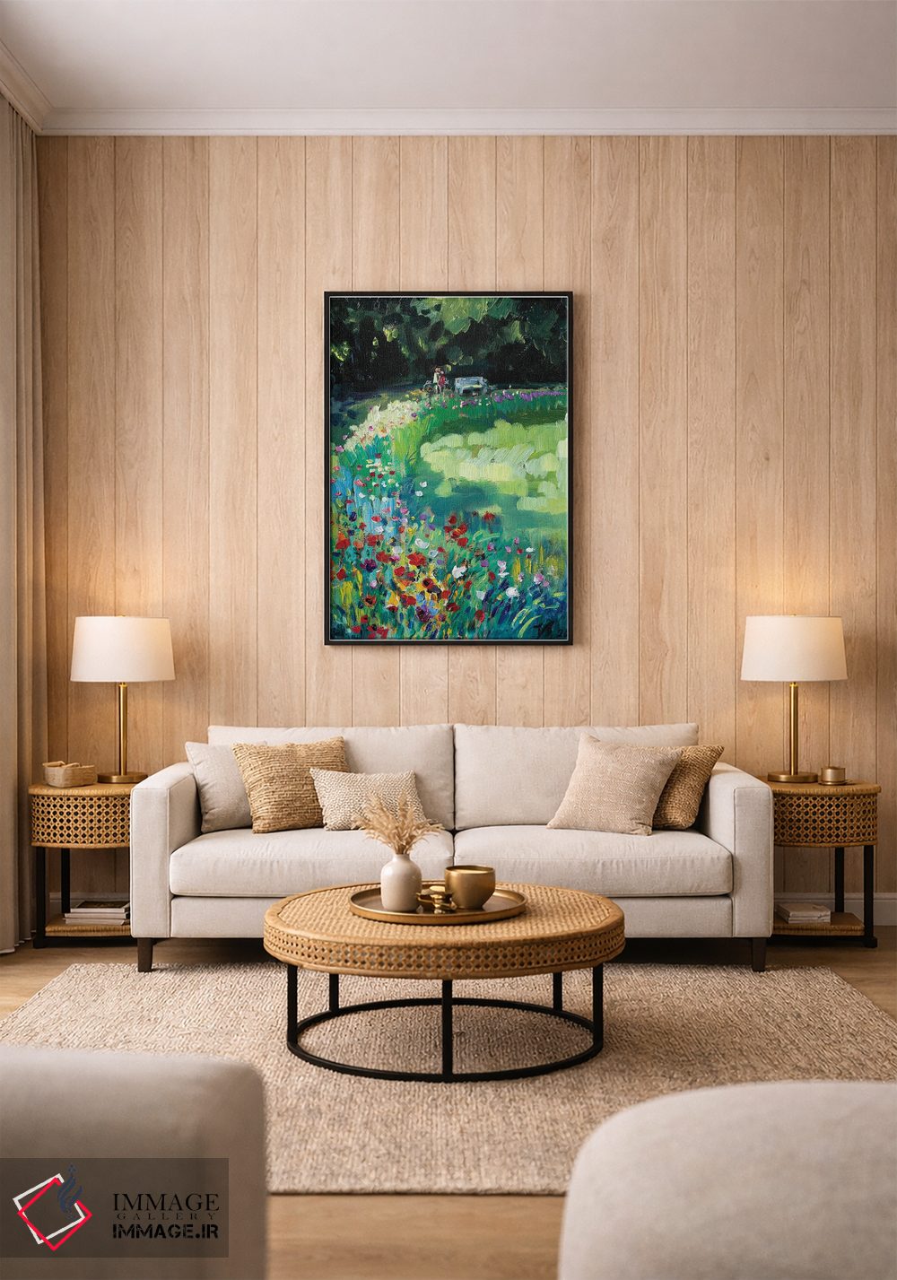 تابلو دکوراتیو در پارک تابستانی اثر کاتارینا والوا - D1B