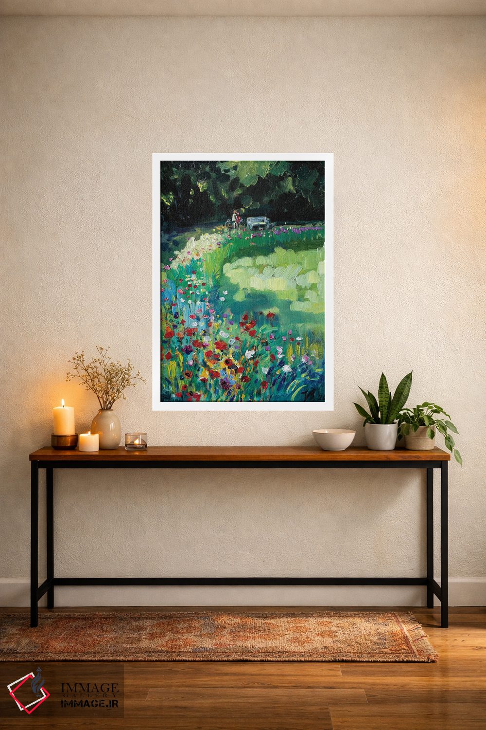 تابلو دکوراتیو در پارک تابستانی اثر کاتارینا والوا - D3W