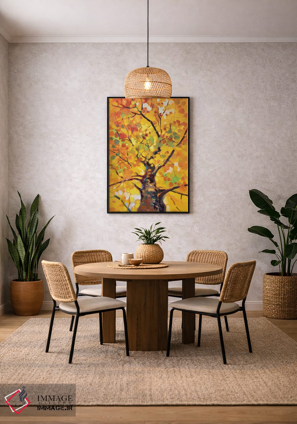 تابلو دکوراتیو درخت طلایی اثر کاتارینا والوا - D4B