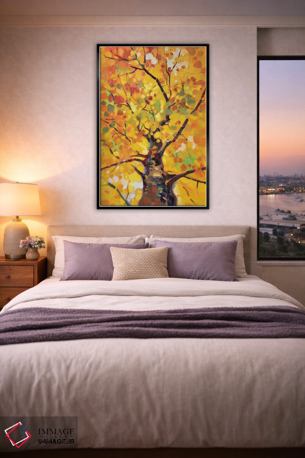 تابلو دکوراتیو درخت طلایی اثر کاتارینا والوا - D5B