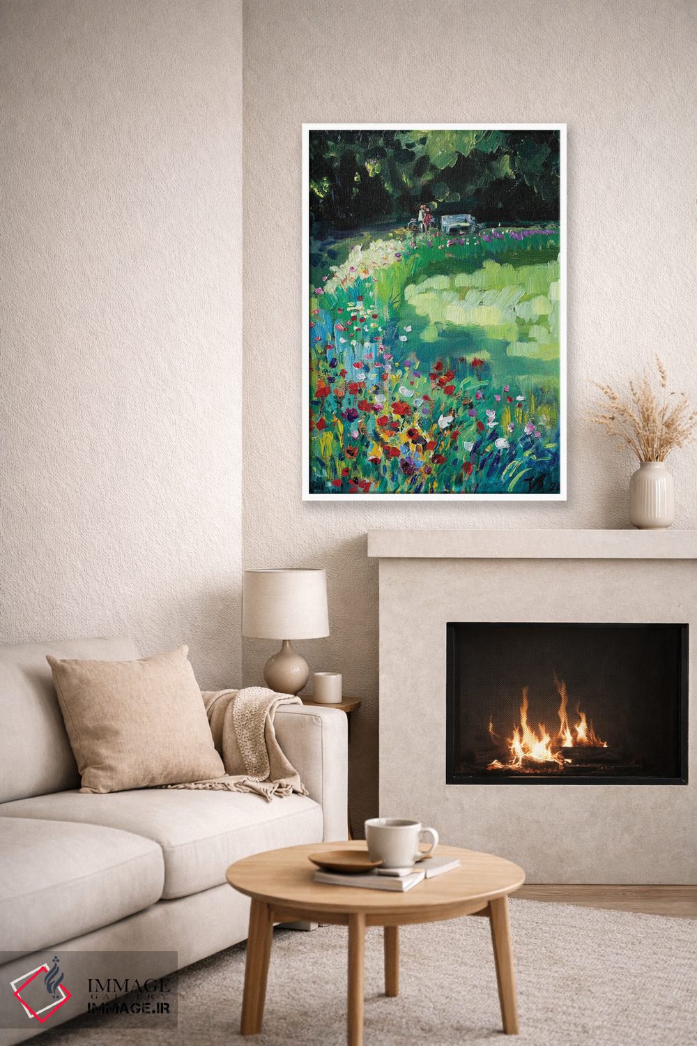 تابلو دکوراتیو در پارک تابستانی اثر کاتارینا والوا - D6W