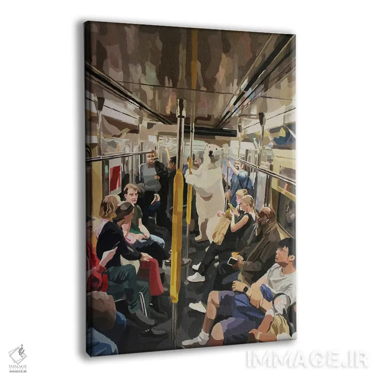 تابلو دکوراتیو فراری اثر کیت تامسون - نمای پرسپکتیو محصول