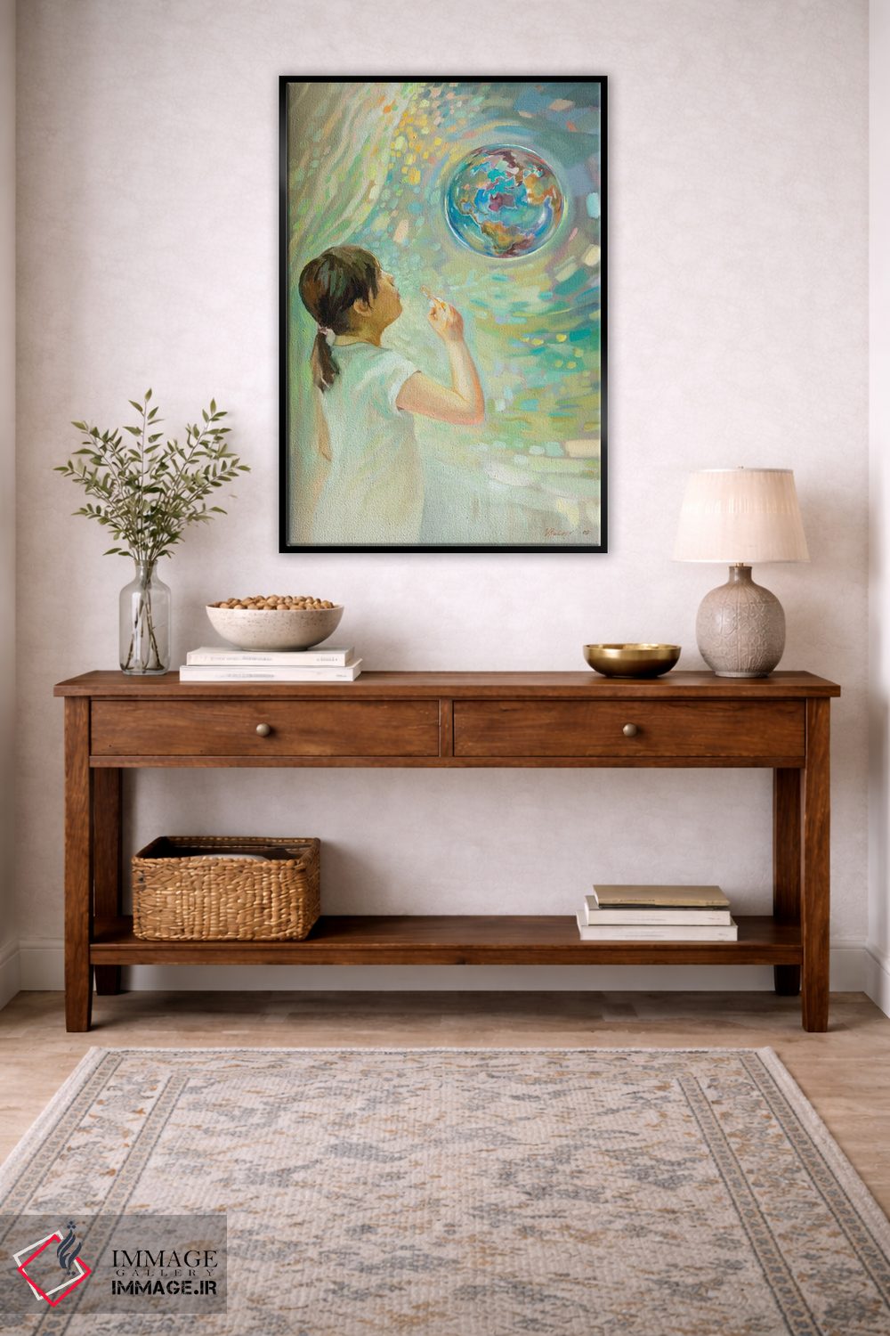 تابلو دکوراتیو حباب صابون اثر کاتارینا والوا - D4B