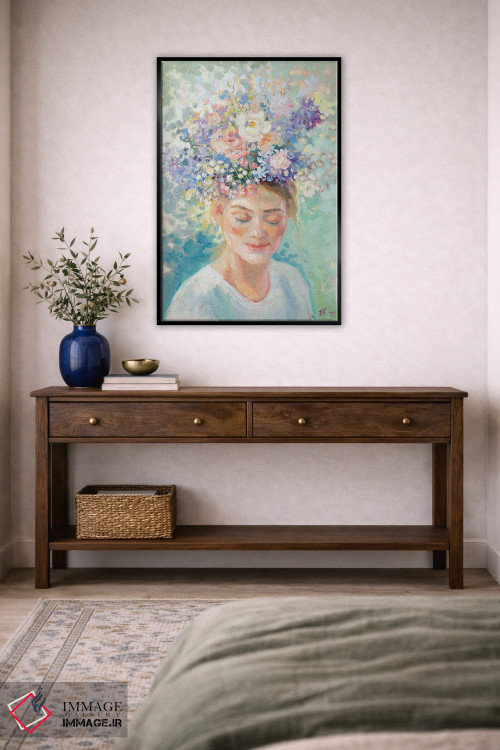 تابلو دکوراتیو گل های بهاری اثر کاتارینا والوا - D4B