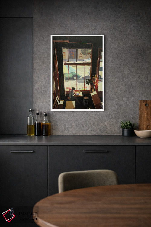 تابلو دکوراتیو رمان بزرگ آمریکایی اثر کیت تامسون - D1W