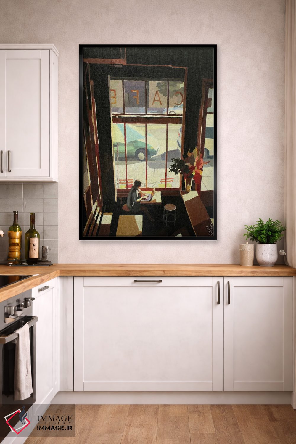 تابلو دکوراتیو رمان بزرگ آمریکایی اثر کیت تامسون - D2B