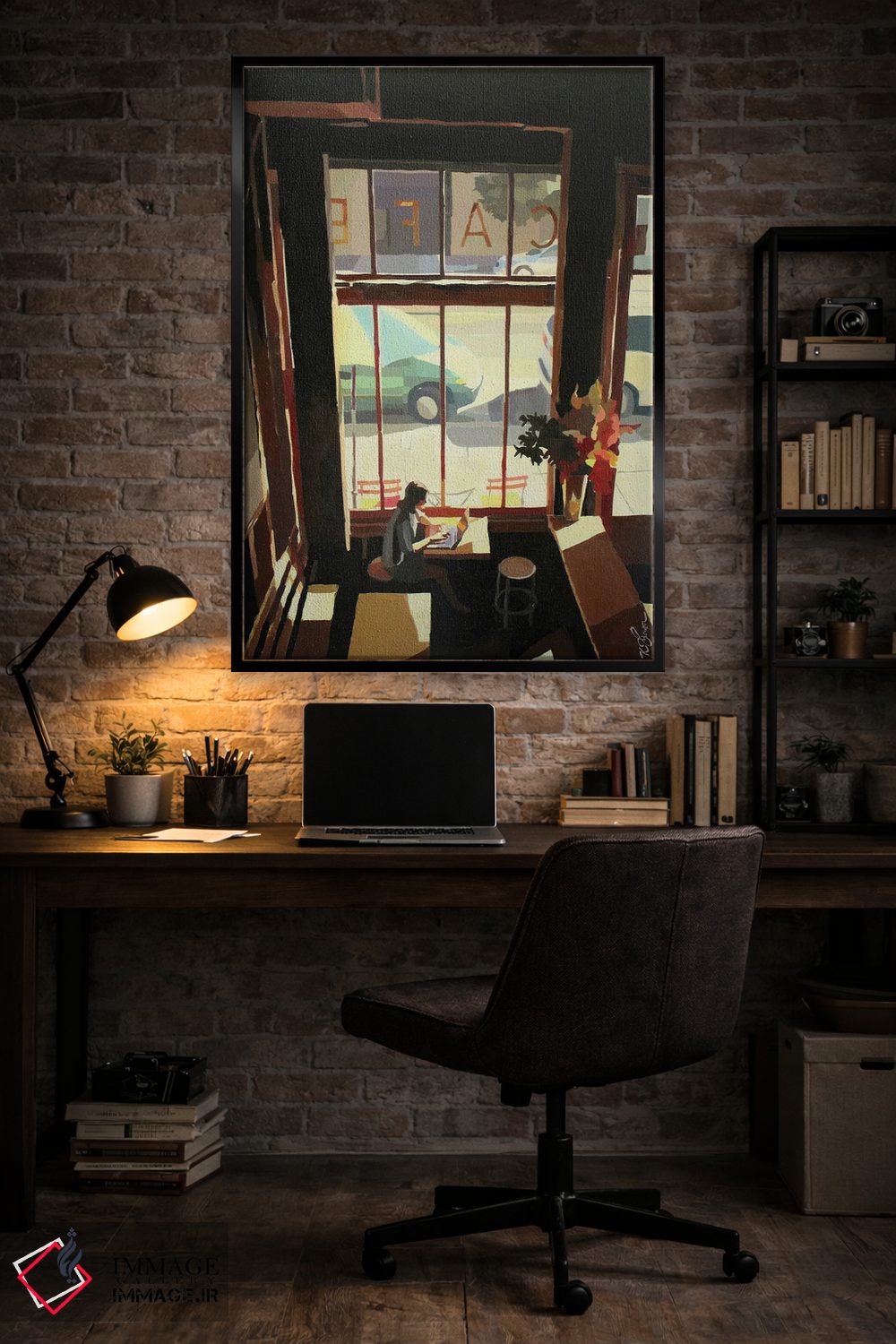 تابلو دکوراتیو رمان بزرگ آمریکایی اثر کیت تامسون - D4B