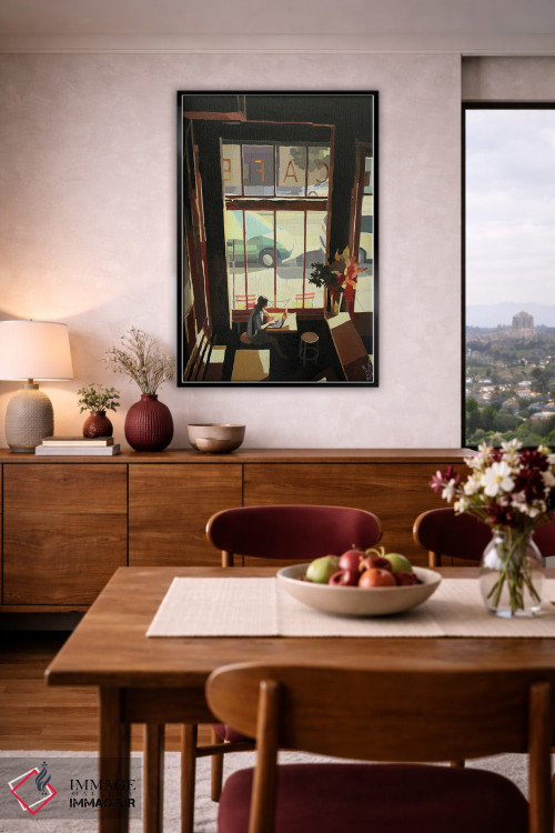 تابلو دکوراتیو رمان بزرگ آمریکایی اثر کیت تامسون - D5B